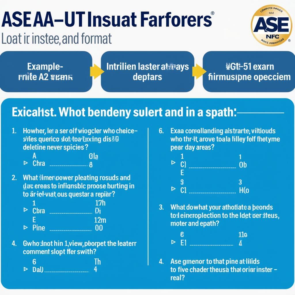 ASE A2 AUT Exam Format Illustrated