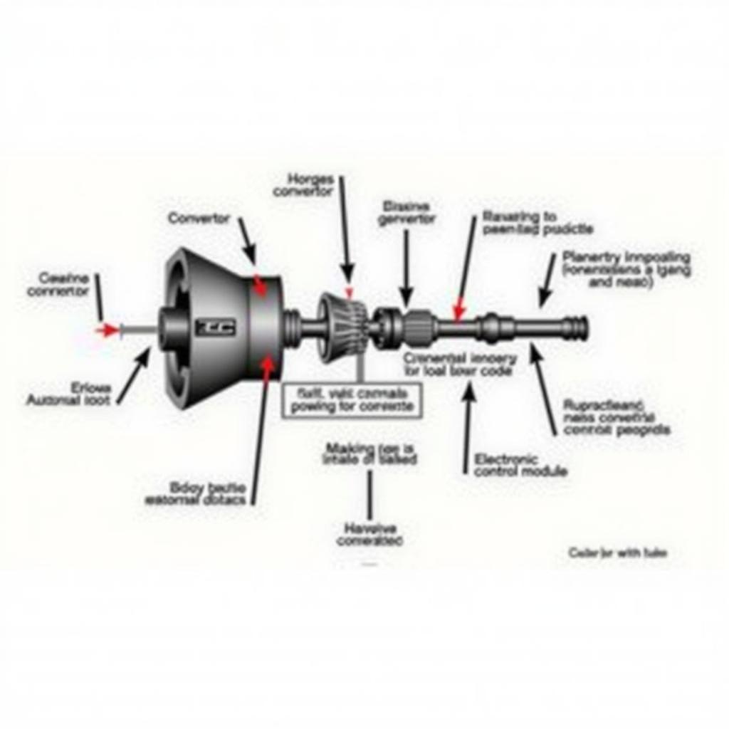 ASE A2 Automatic Transmission Components Diagram