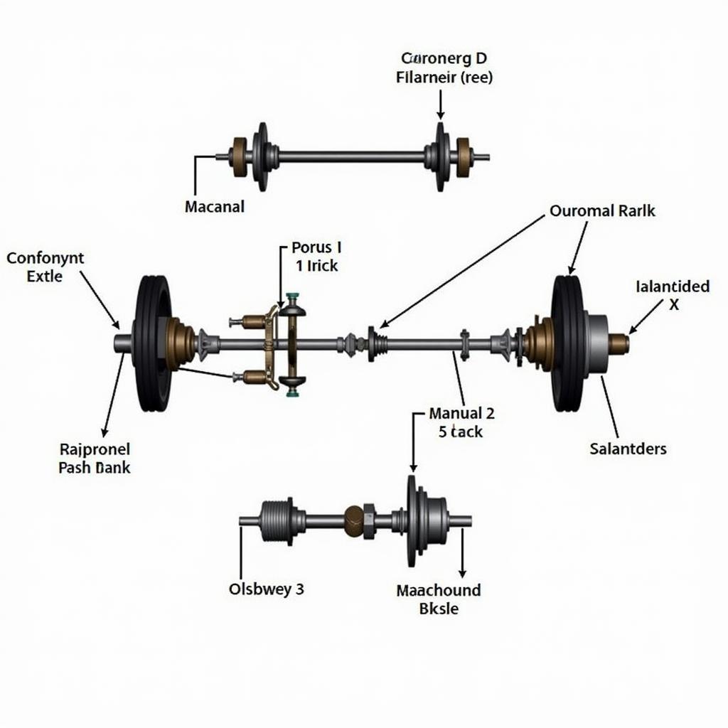 ASE A3 Study Guide: Manual Drive Train and Axles Diagram