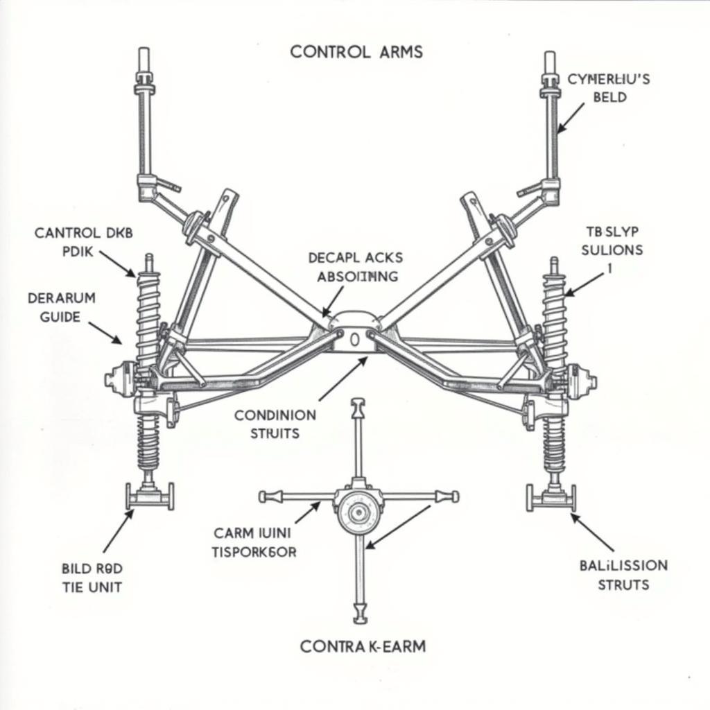 ASE A4 Suspension and Steering System Diagram