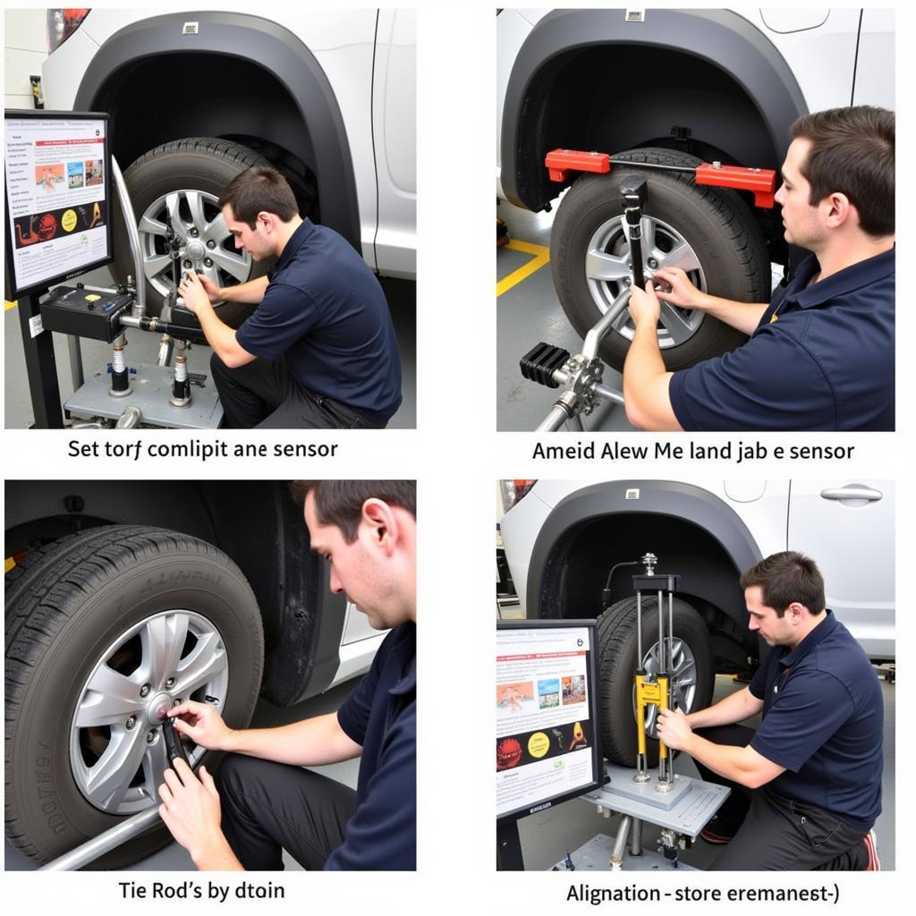 ASE A4 Wheel Alignment Process