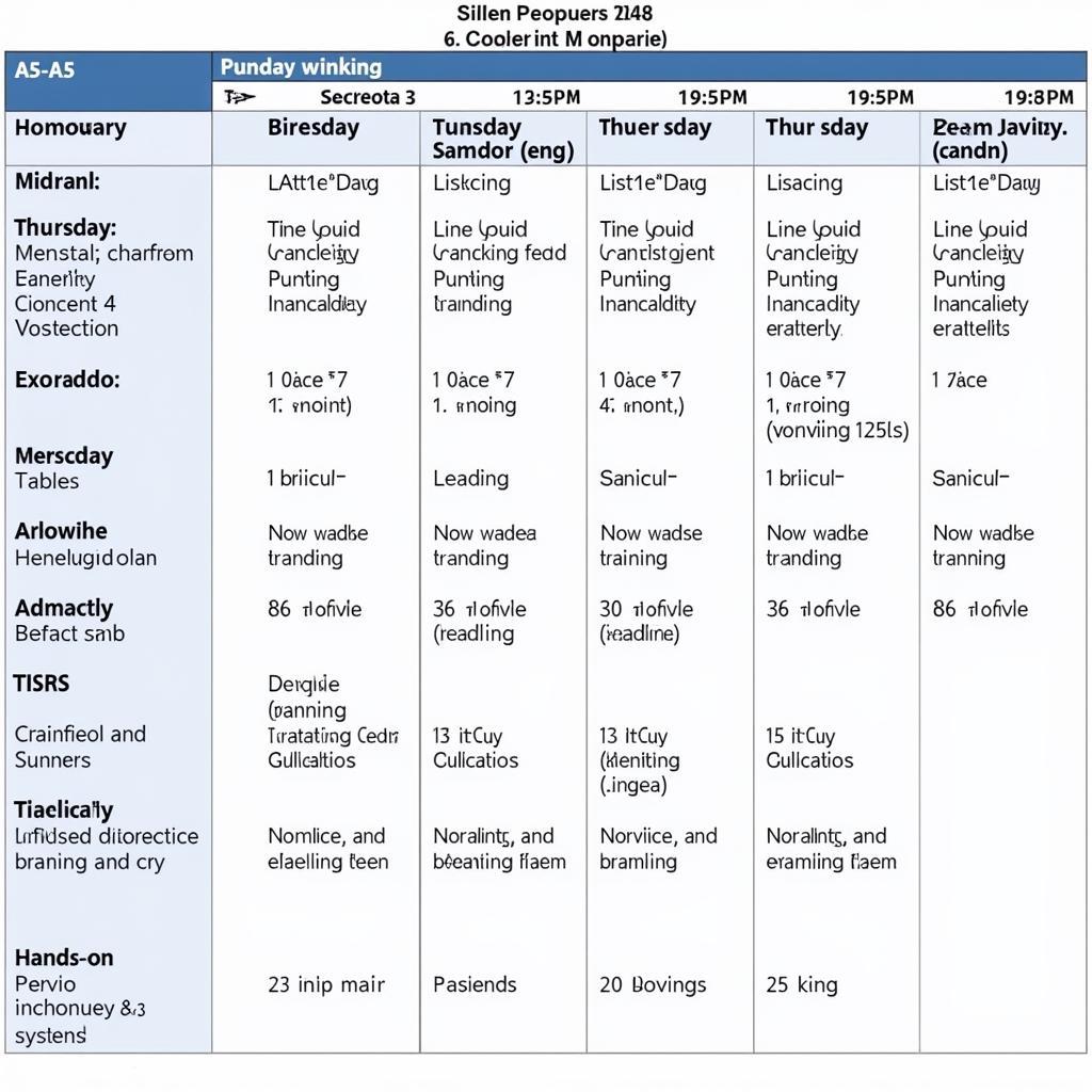 ASE A5 Study Plan Example