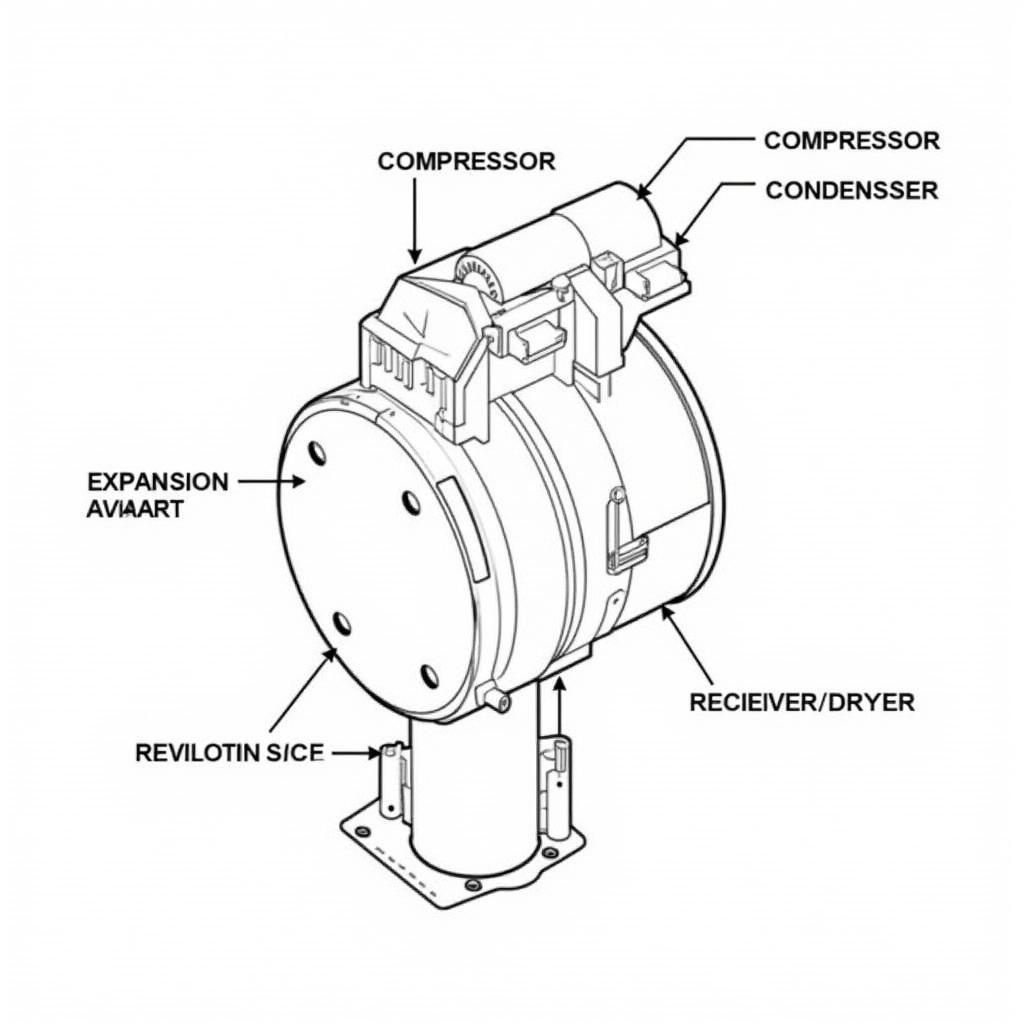 ASE A/C & MVAC System Components Diagram