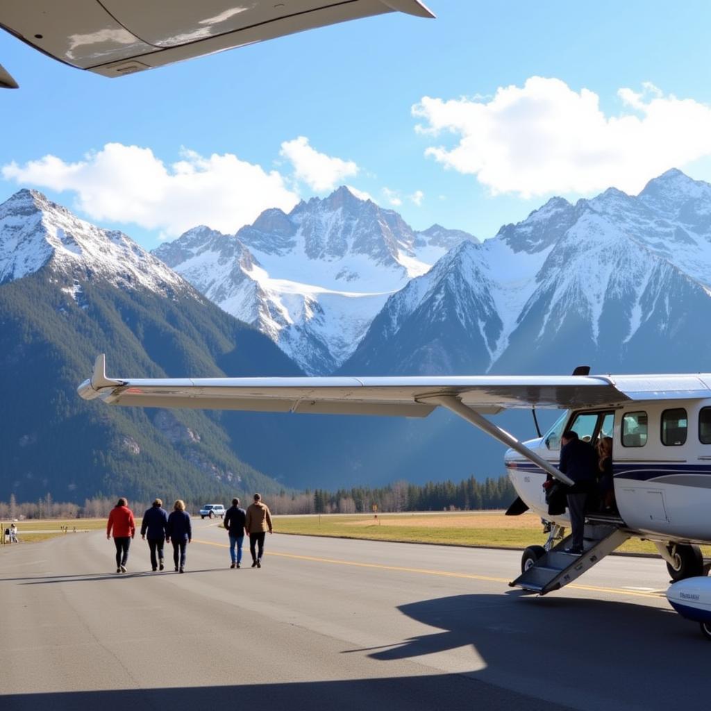 Aspen Airport Arrival View