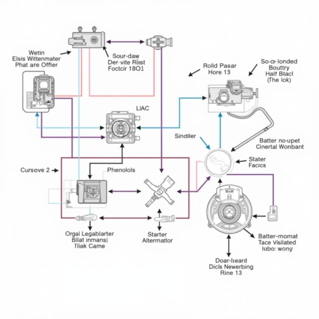 ASE B6 Electrical System Components Diagram