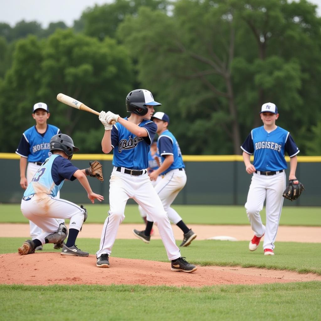 Ase baseball Tyler youth league game