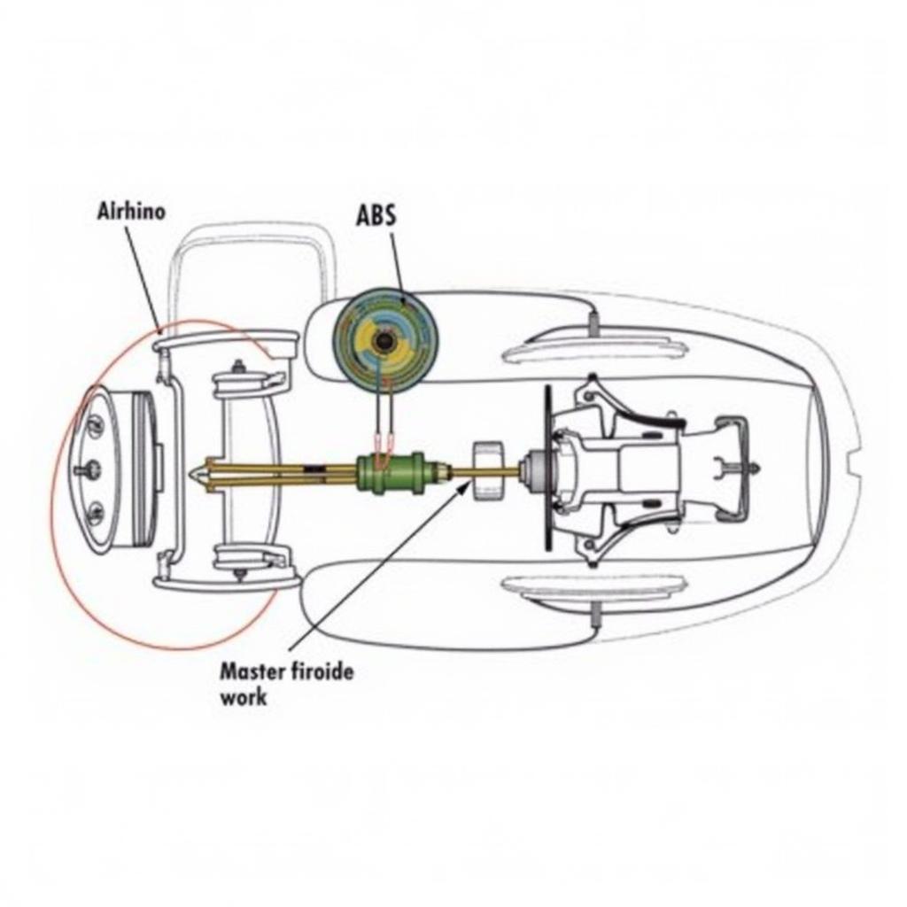 ASE Brake System Components Diagram