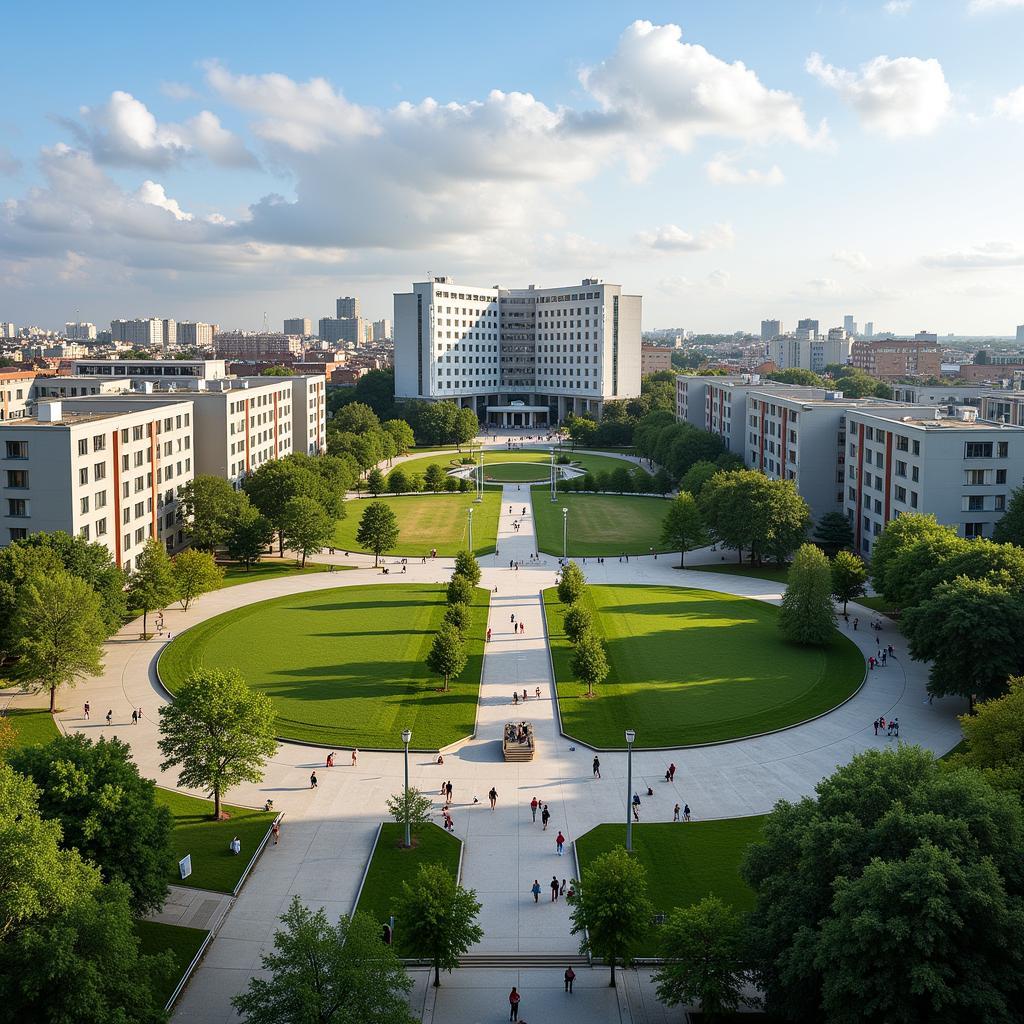 Bucharest University of Economic Studies Campus in 2019