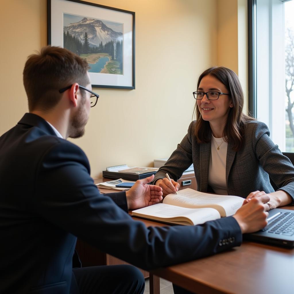 ASE Bucharest Professor mentoring a student