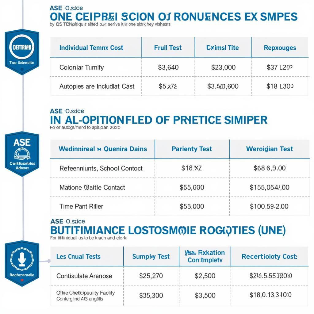 ASE Certification Fee Structure