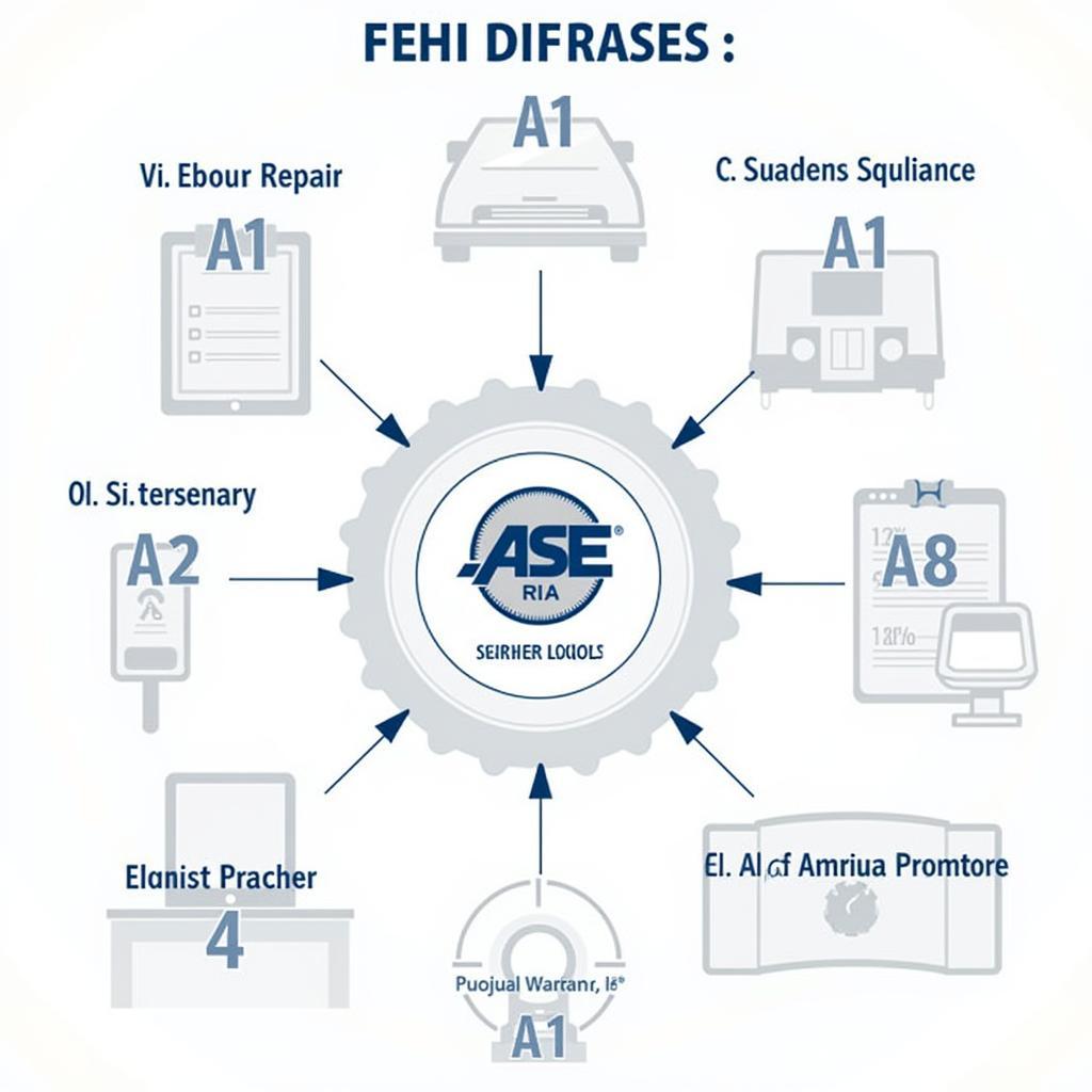 ASE Certification Levels A1-A8