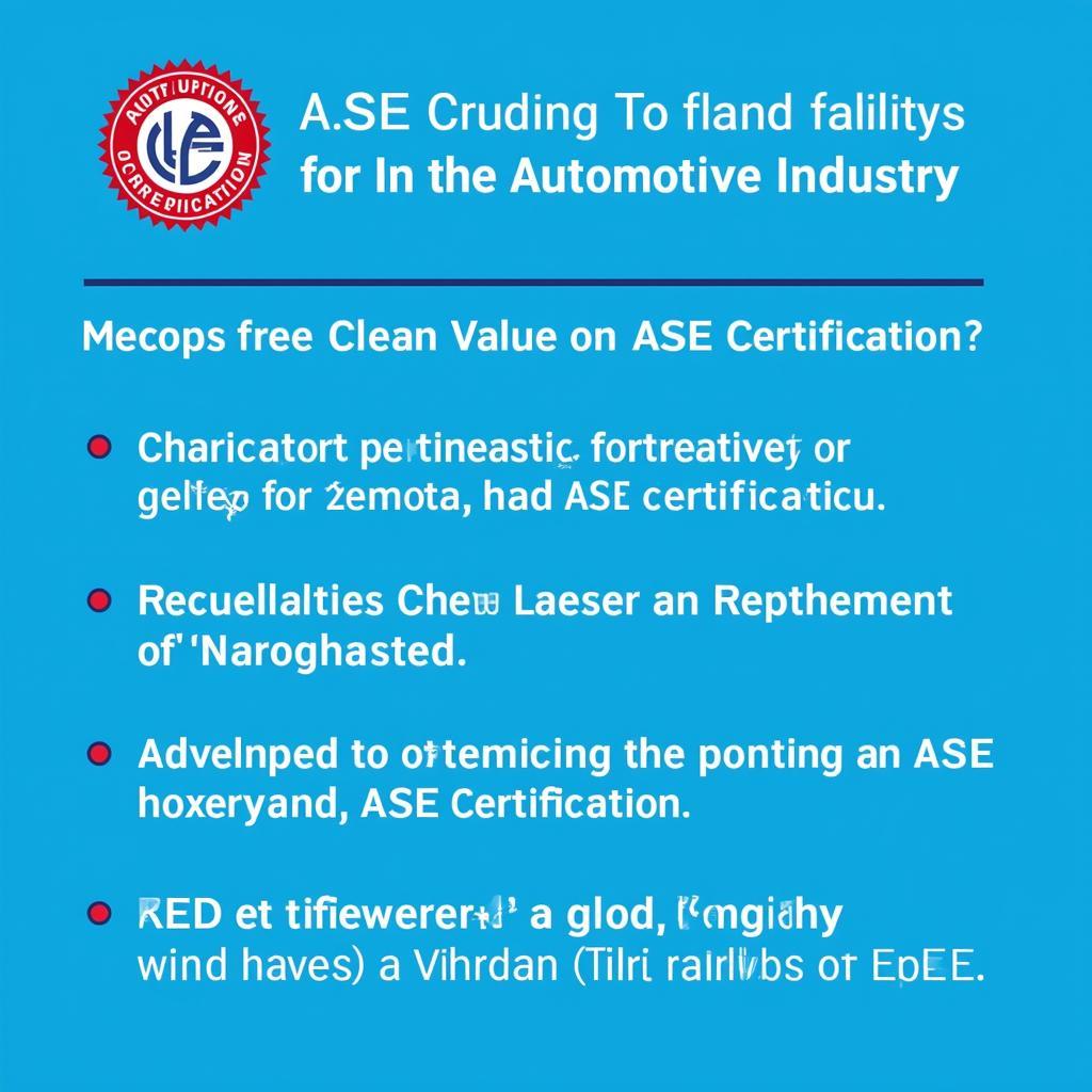 The Importance of ASE Certification for Automotive Technicians