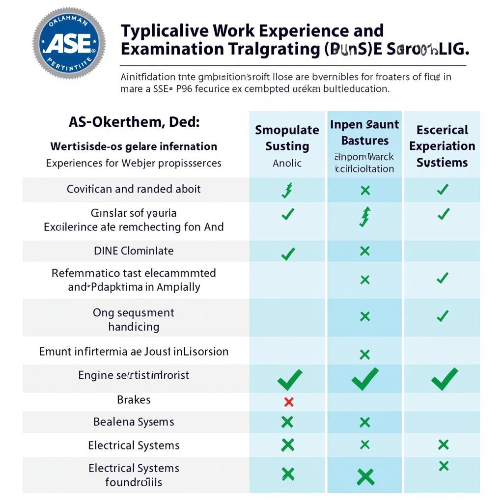 ASE Certification Requirements in Oklahoma