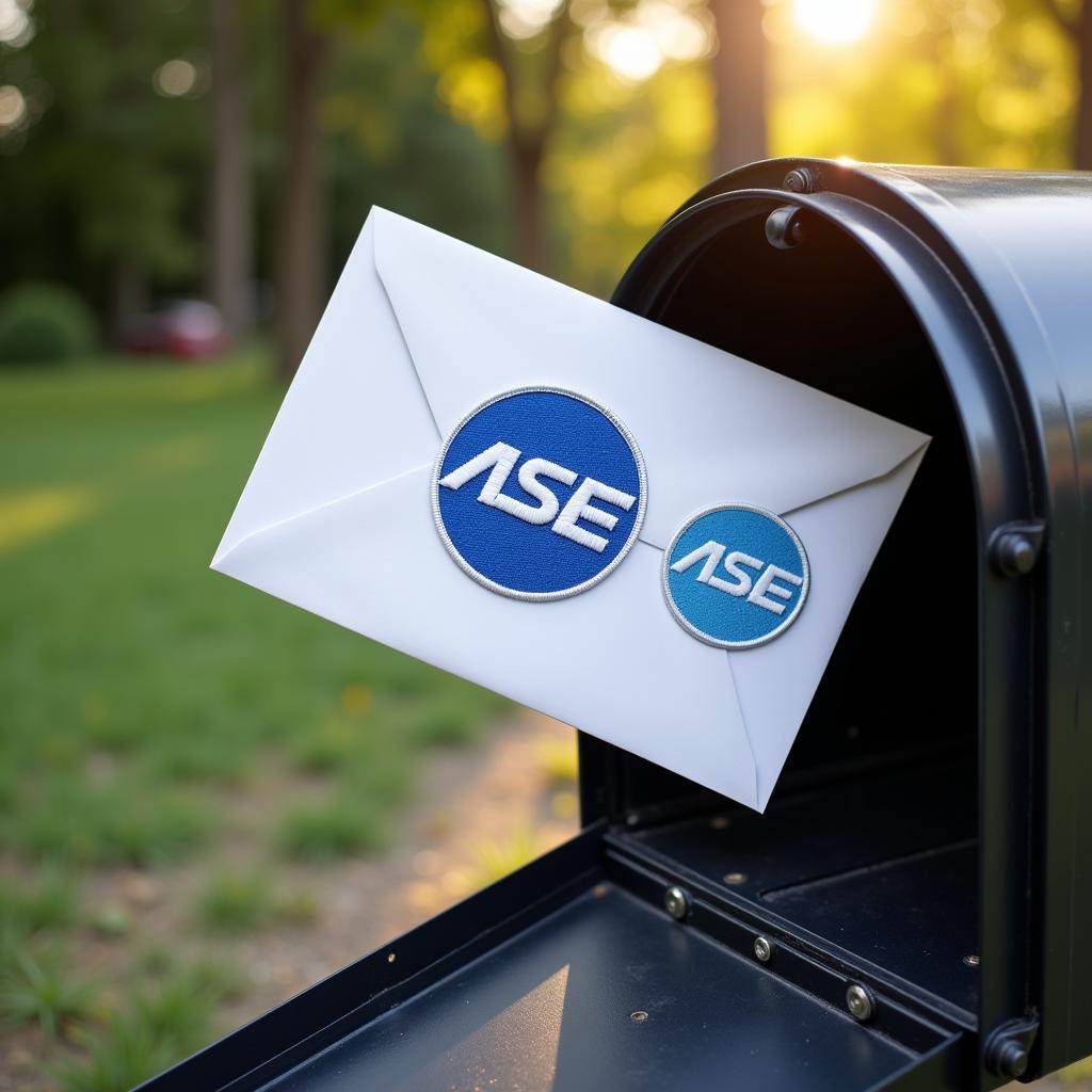 ASE Certification Patch Arrival Mailer