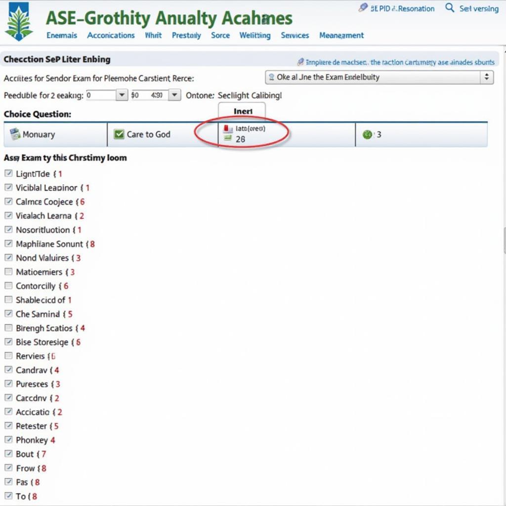 ASE Certification Practice Exam Format Example