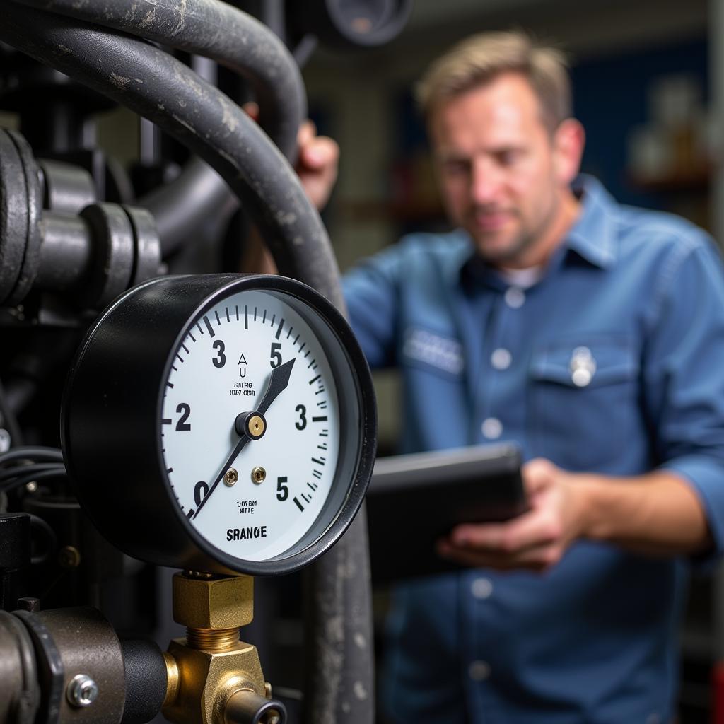 ASE Certification Test Pressure Gauge