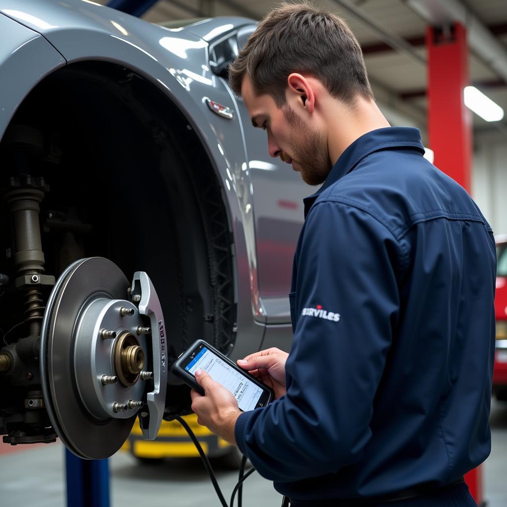 ASE Certified Mechanic Working on a Car in Cincinnati