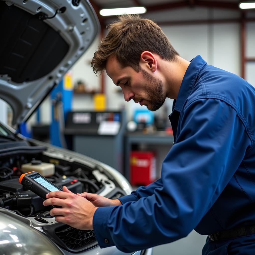 ASE Certified Mechanic Working on a Car in Florida