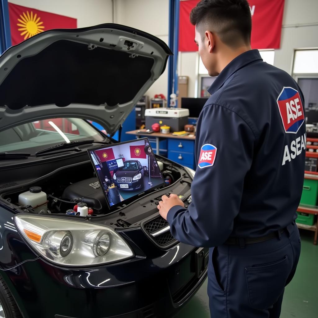 ASE Certified Mechanic on YouTube in ASEAN