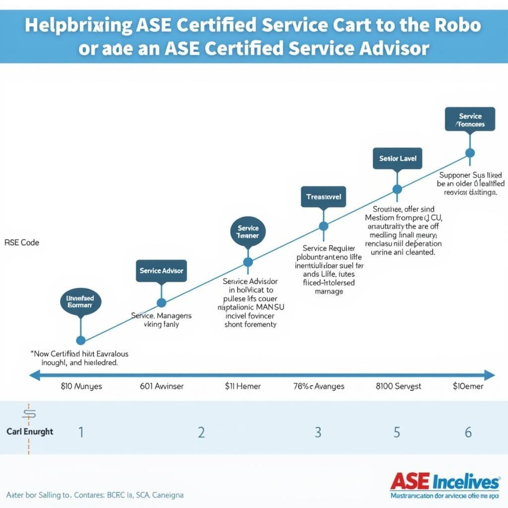 ASE Certified Service Advisor Career Progression Chart