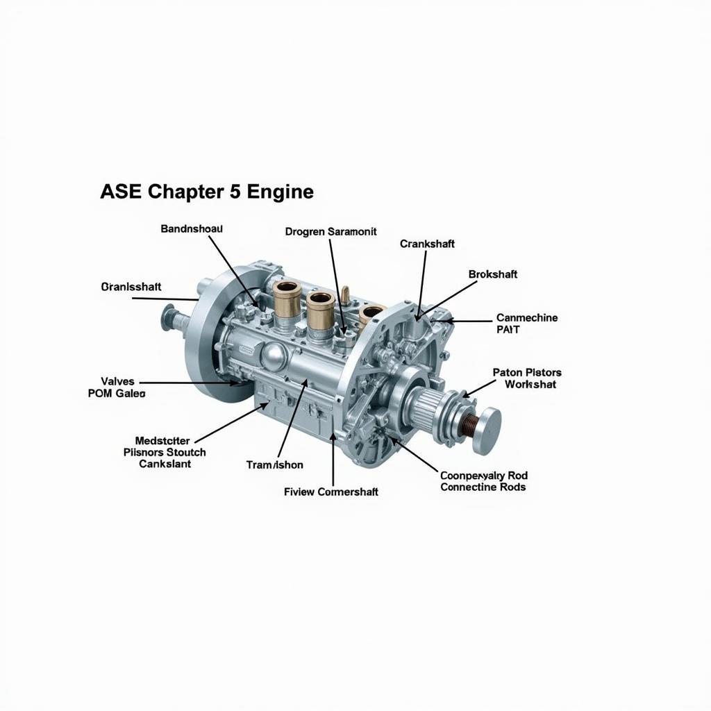 ASE Chapter 5 Engine Components Diagram