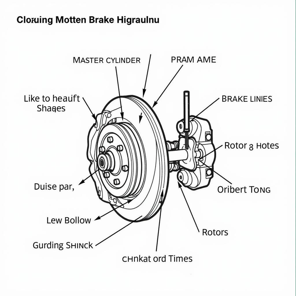 ASE Chapter 6 Brake System Diagram