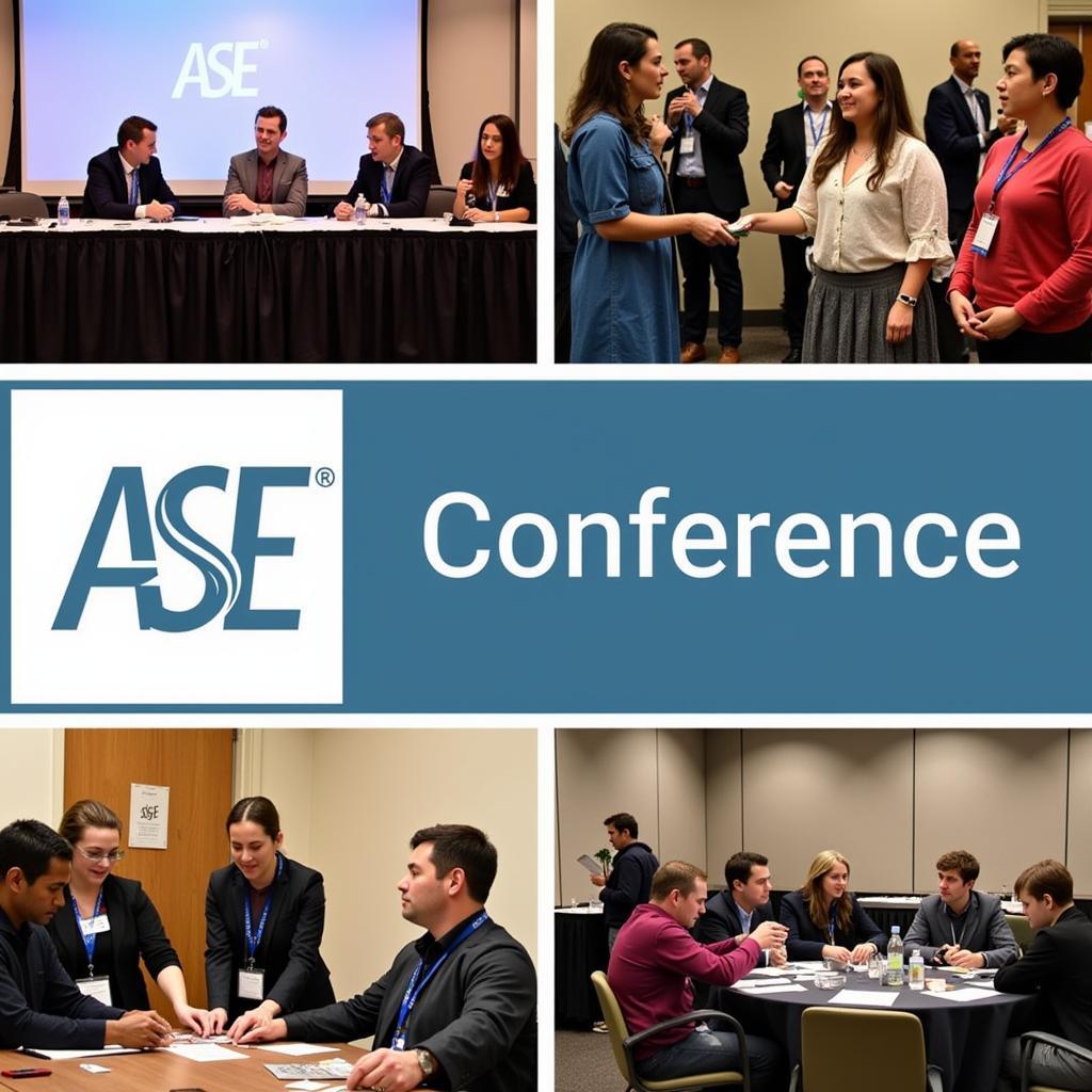 Participants Engaging in Various Activities at the ASE Conference