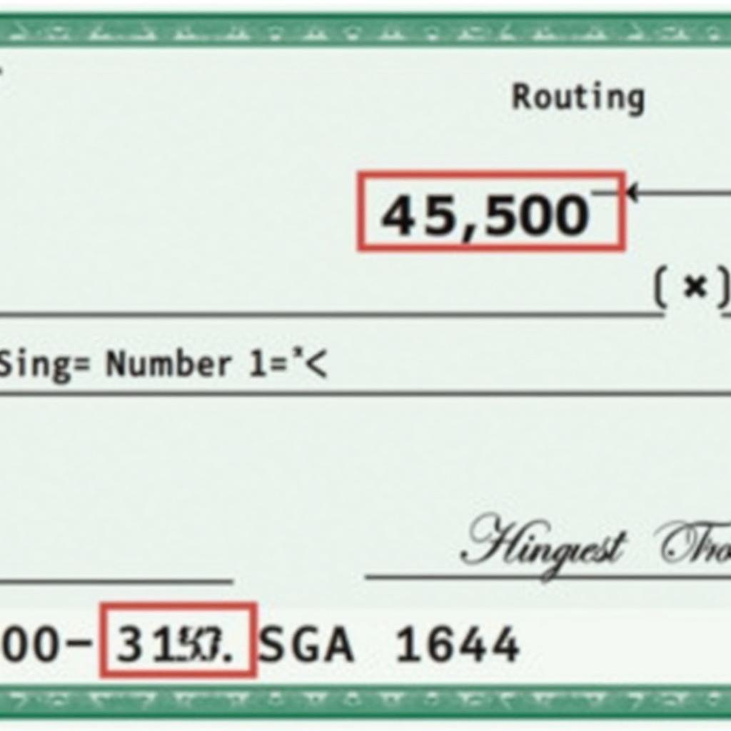 ASE Credit Union Routing Number on a Check