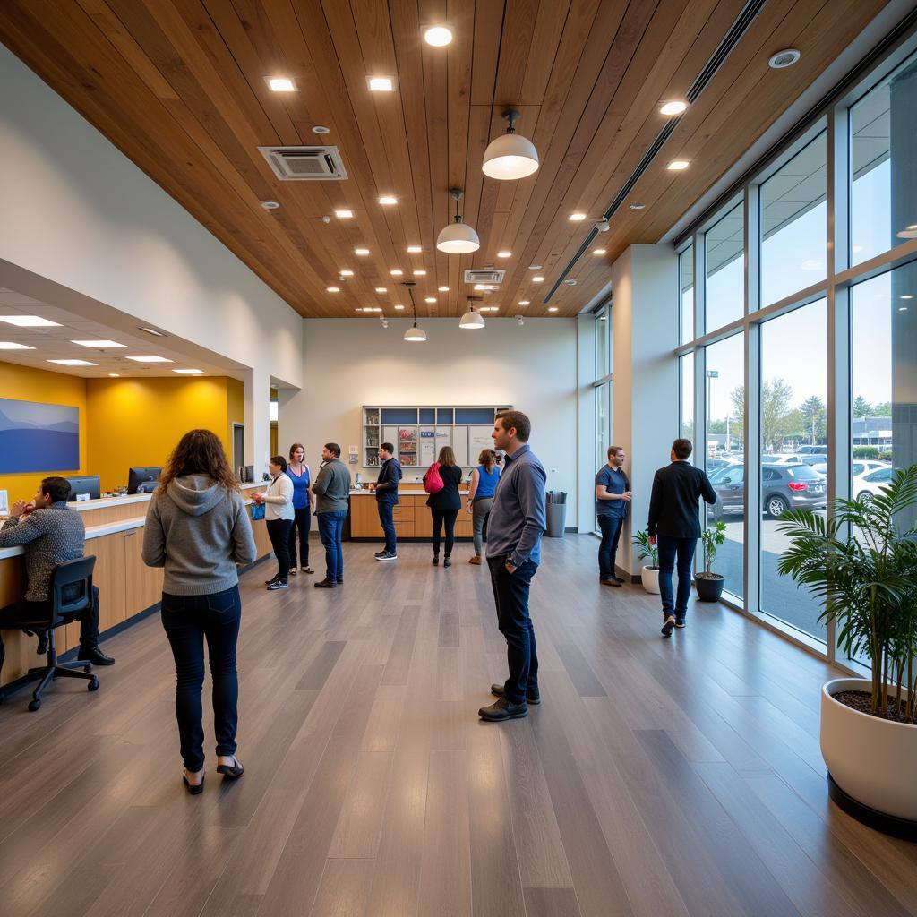 ASE Credit Union Service Center Interior