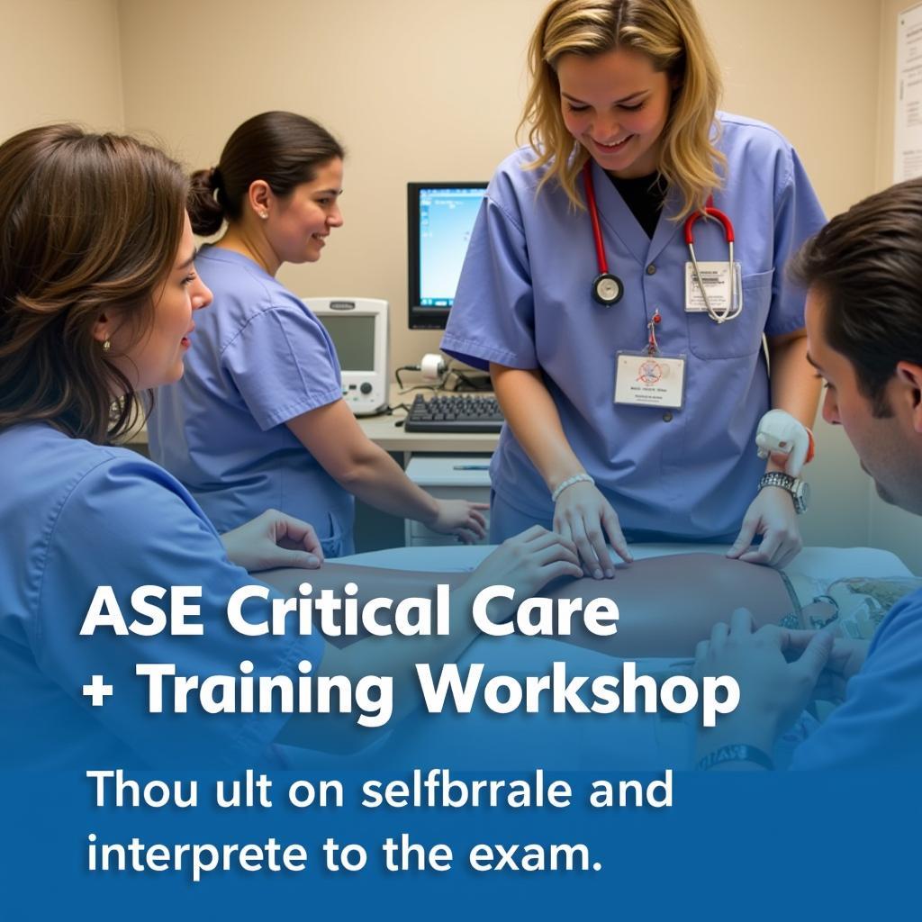 ASE Critical Care Ultrasound Training Workshop