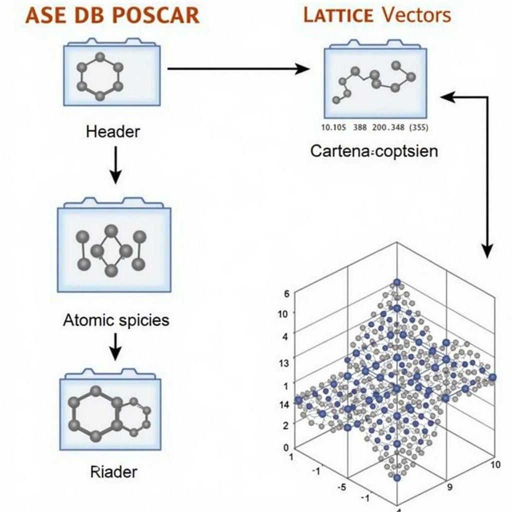 ASE DB POSCAR File Structure