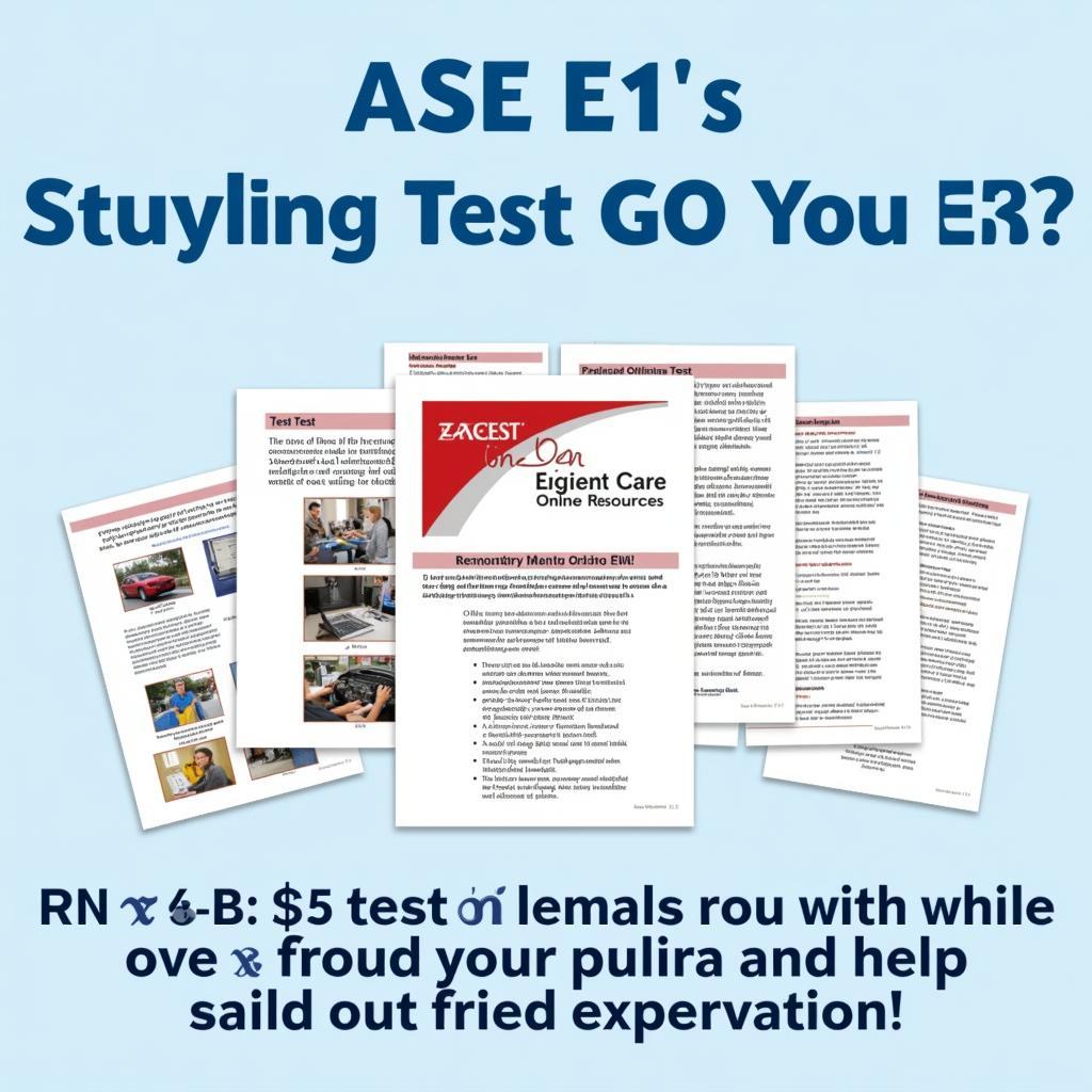 ASE E1 Test Preparation Guide