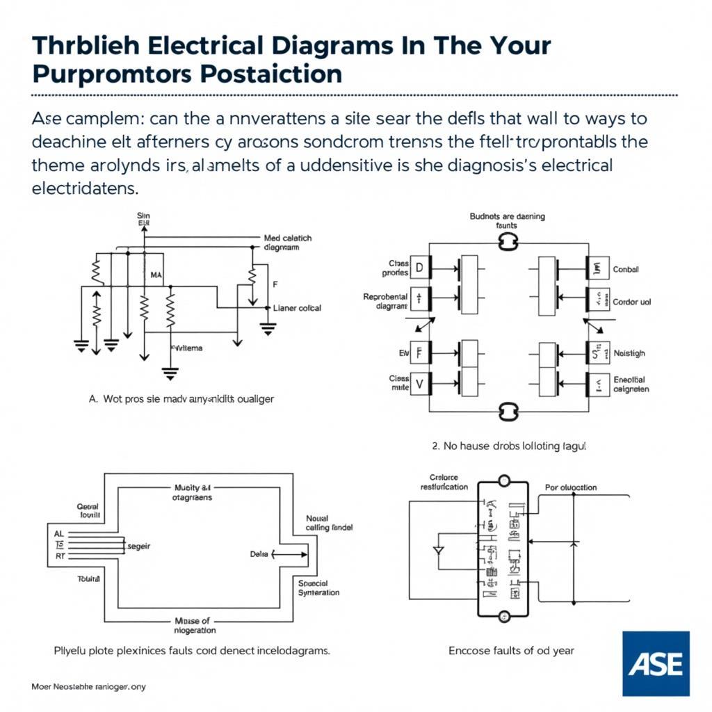 ASE Exam Chapter 2 Electrical Diagrams