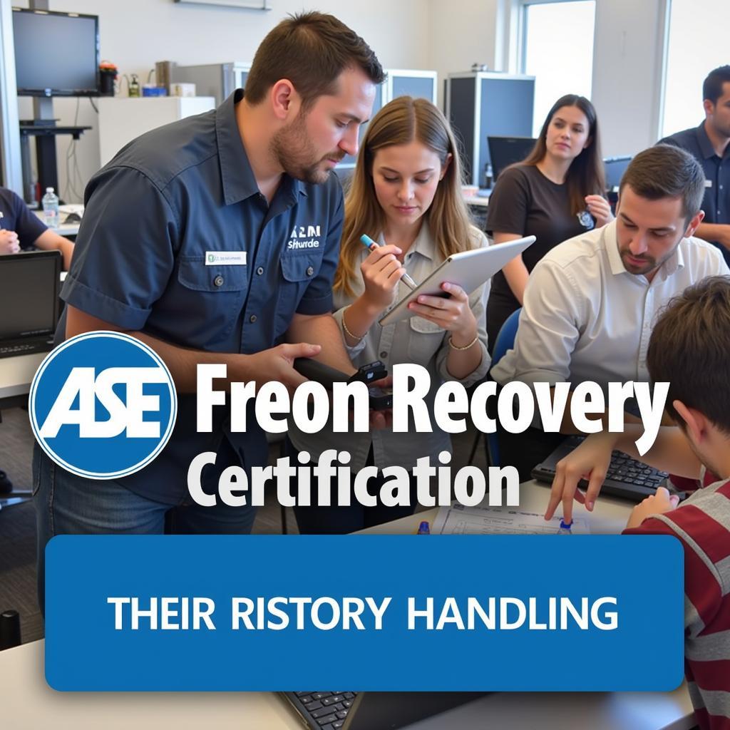 ASE Freon Recovery Training Session