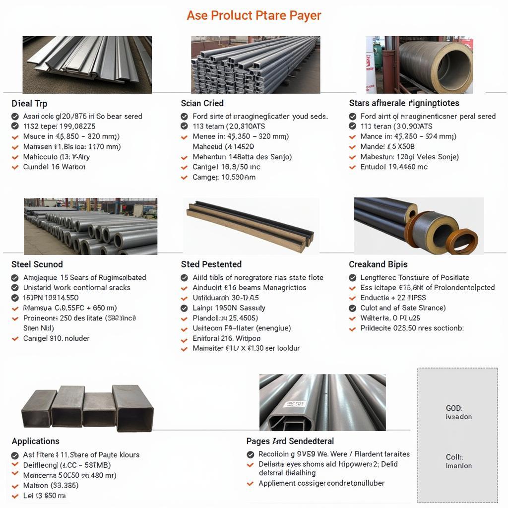 Ase Group Steel Diverse Product Range