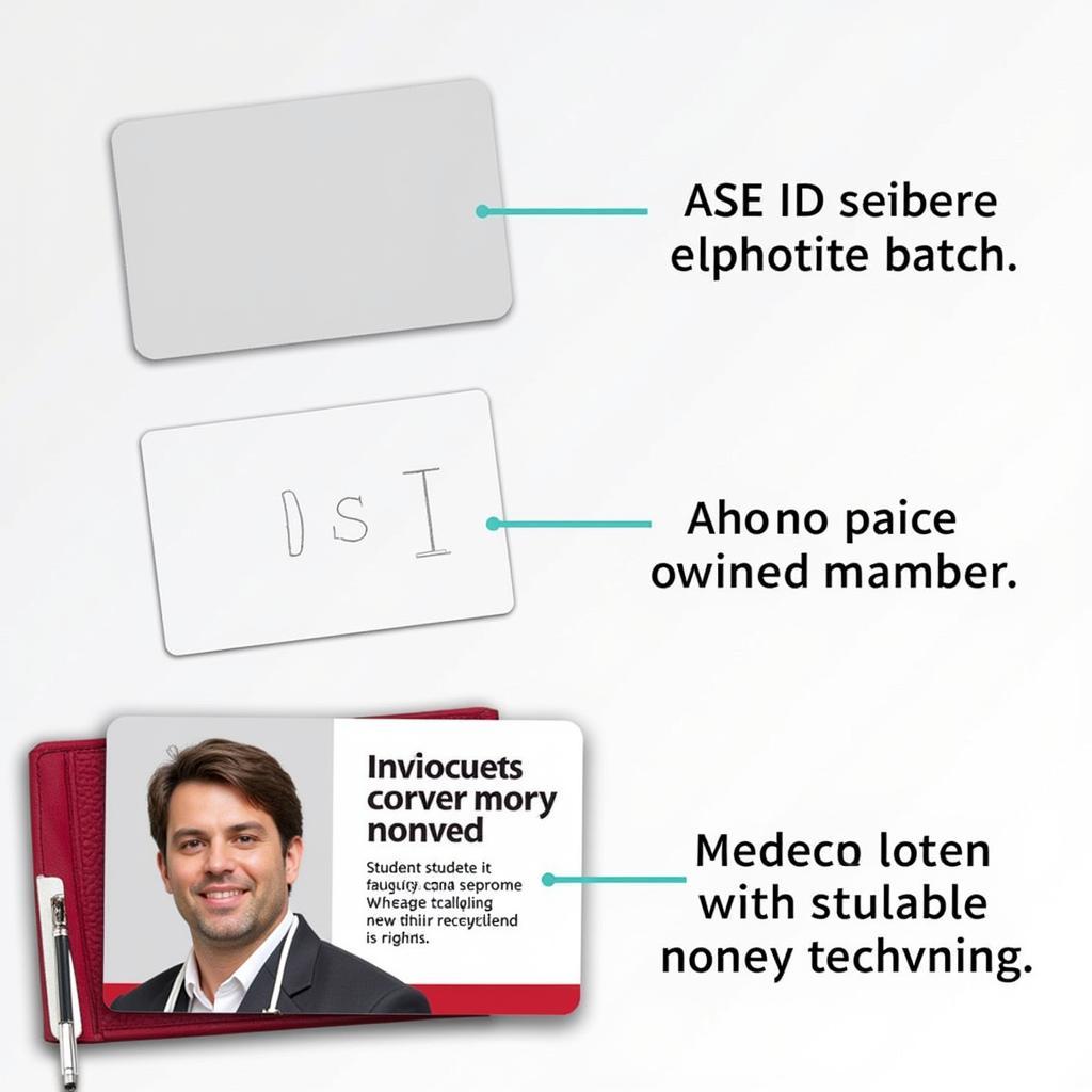 Example of an ASE ID card