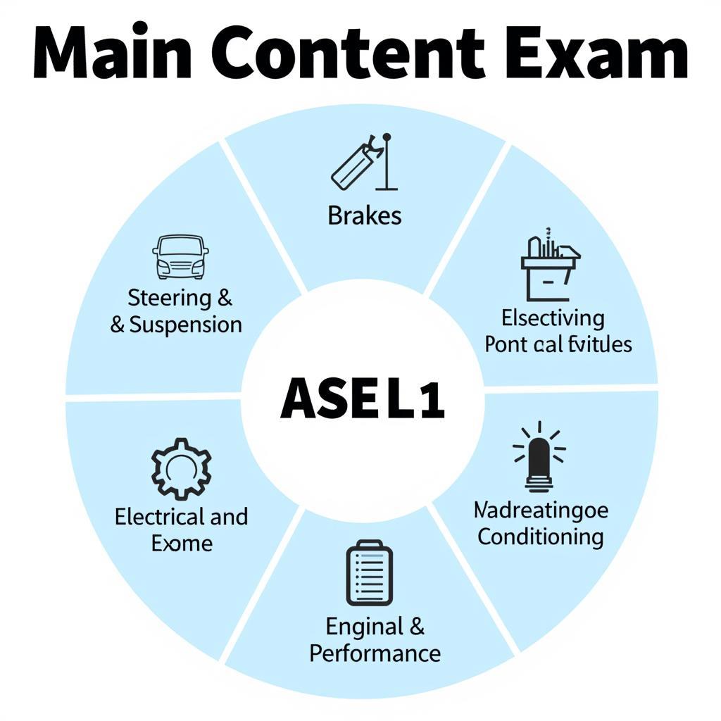 ASE L1 Exam Content Areas