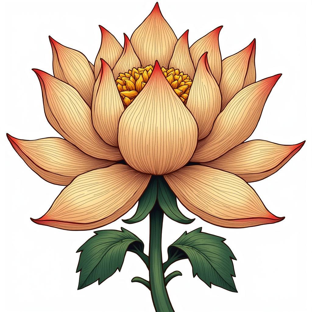 Symbolic Flower Representing Ase Mahakay Pushpa