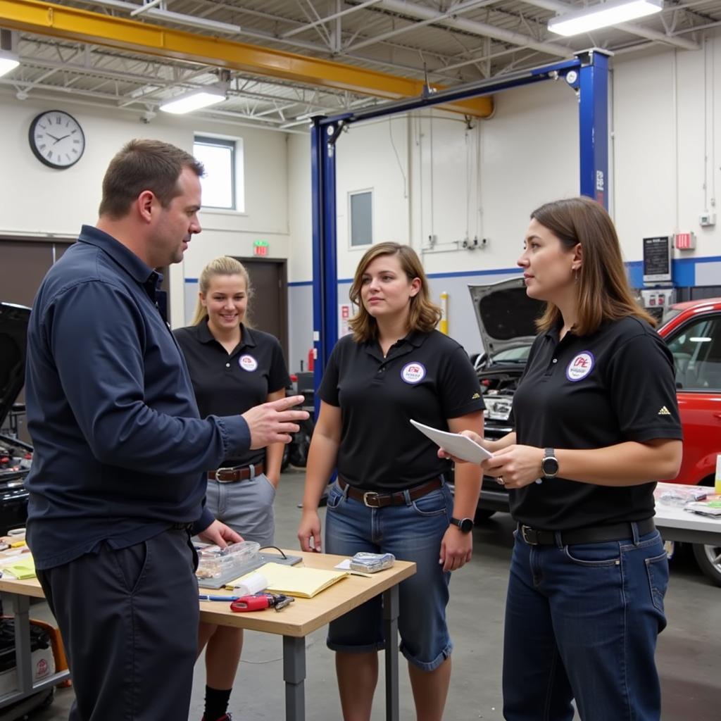 ASE Mechanic Training Classroom