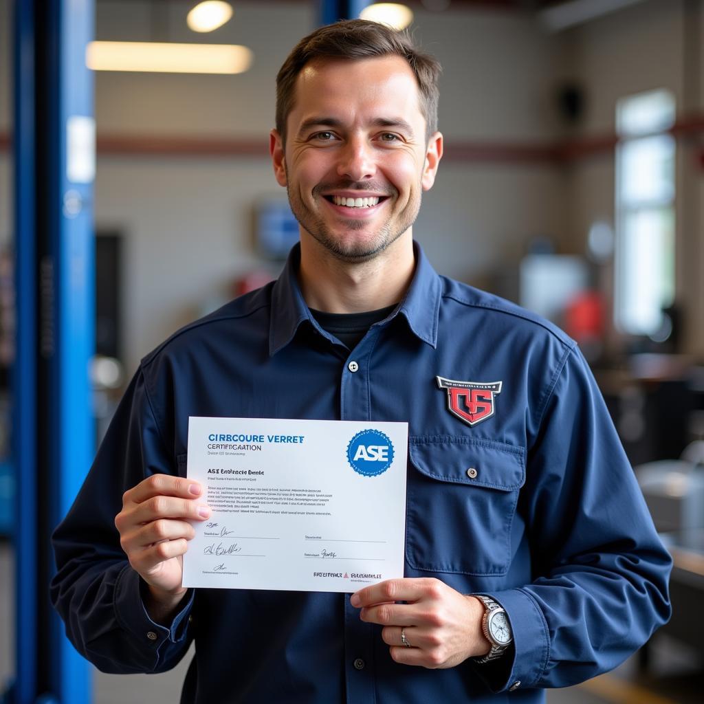 ASE P2 Certification: Automotive Technician with Certificate