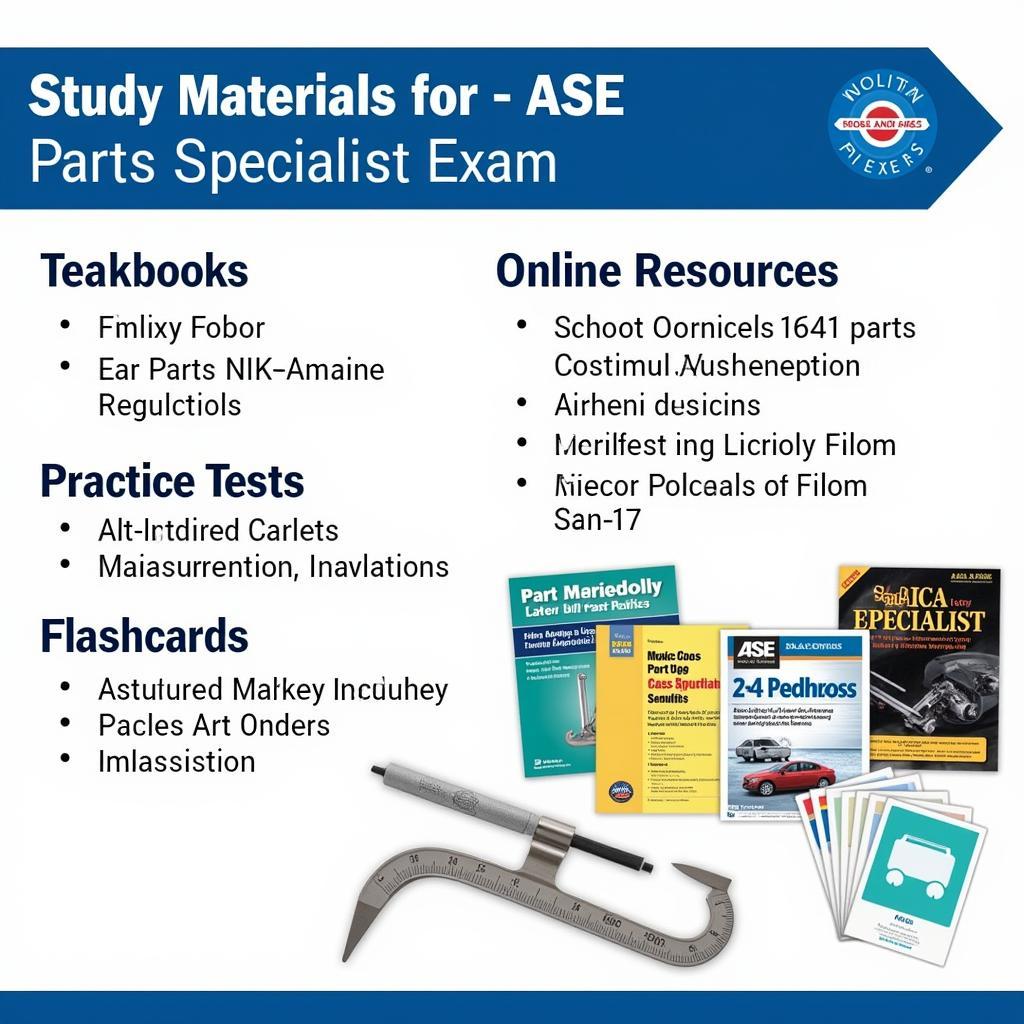 Study Materials for the ASE Parts Specialist Exam