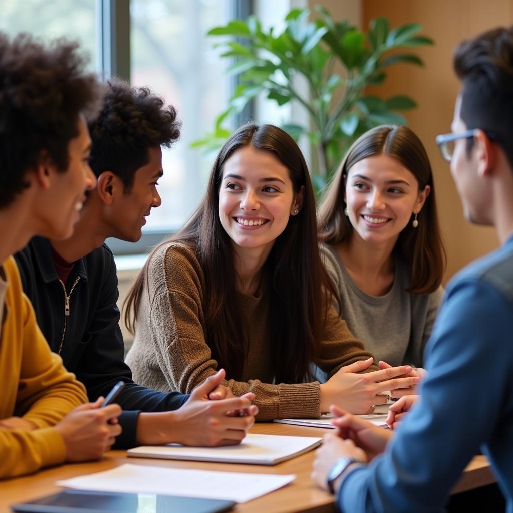 Diverse Students Interacting at the ASE Program