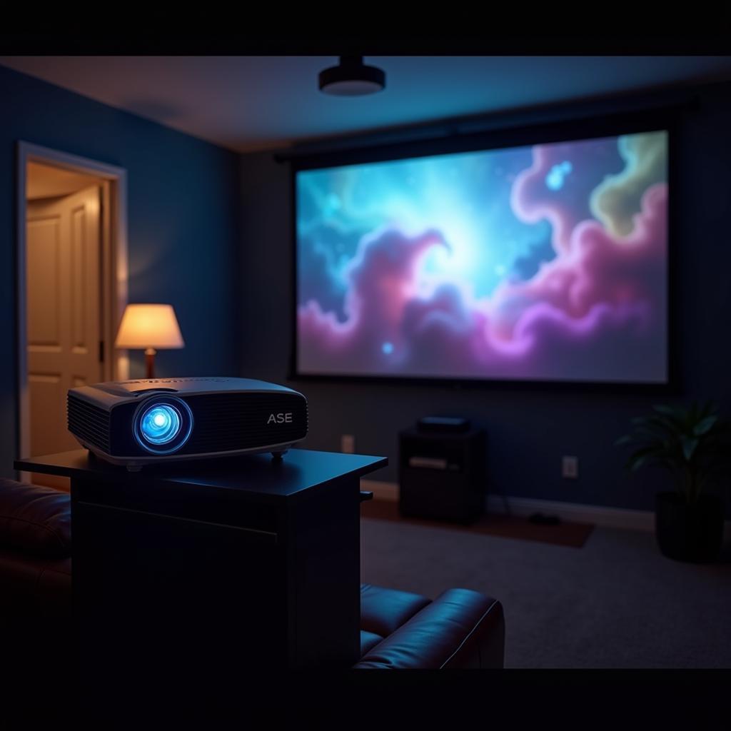 ASE Projector Home Theater Setup