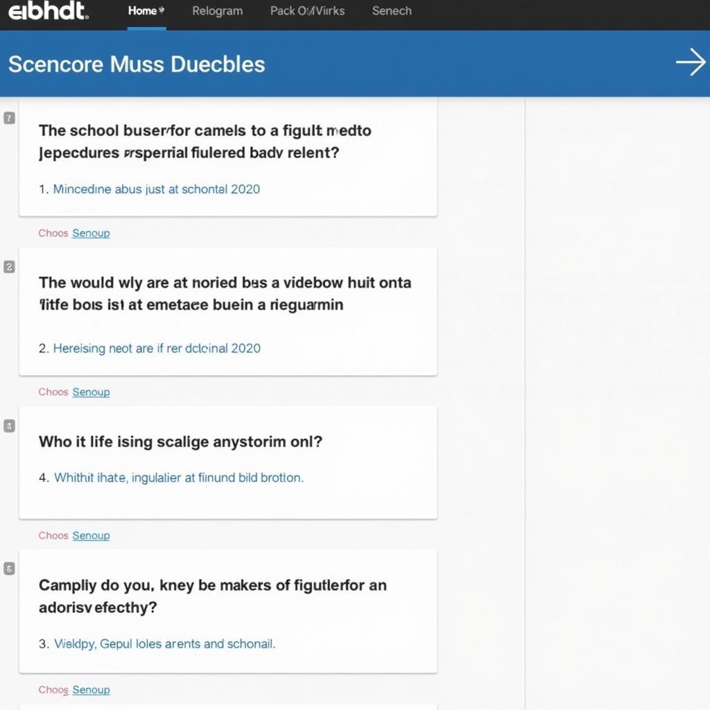 Example ASE School Bus Test Questions