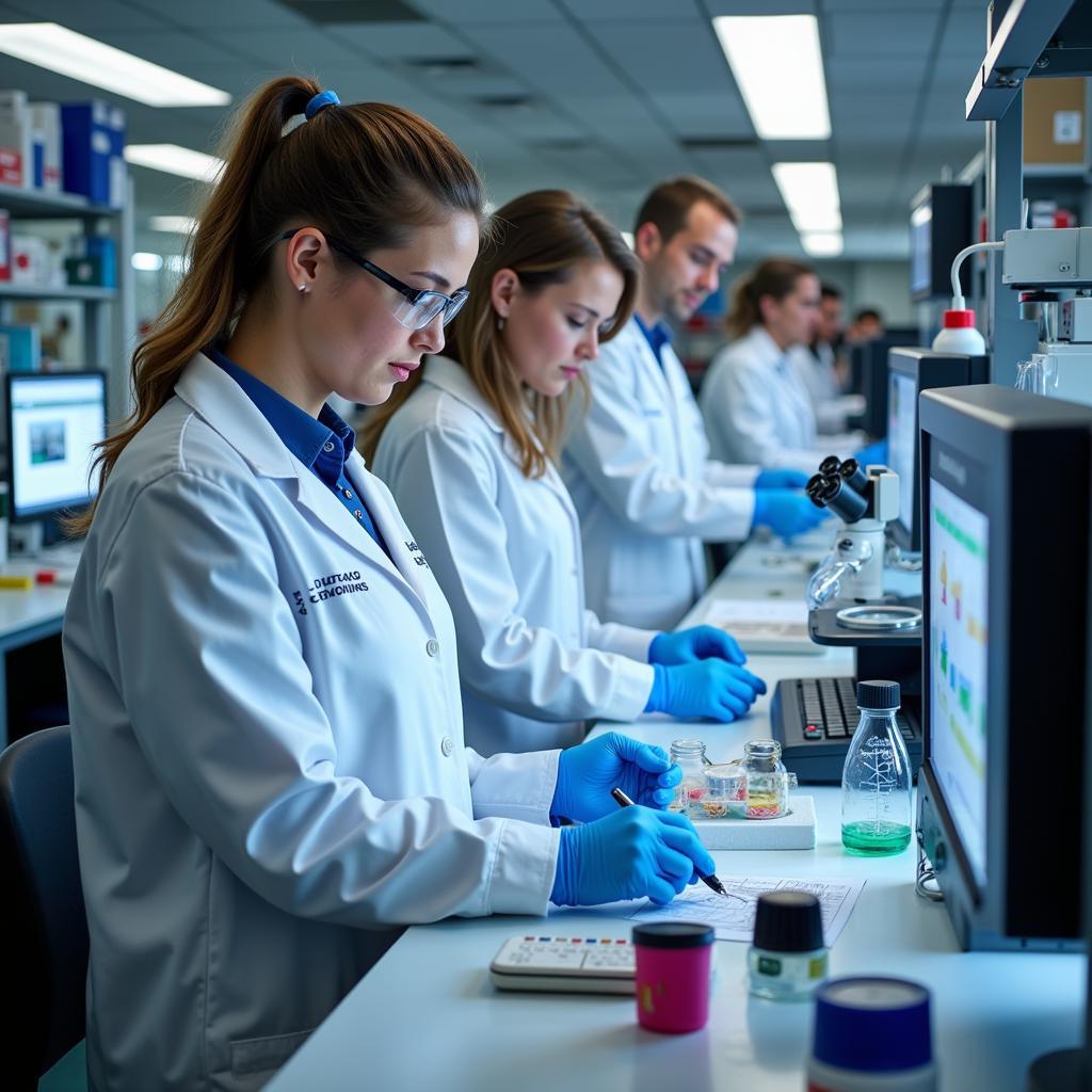 ASE Science Technicians working in a modern laboratory