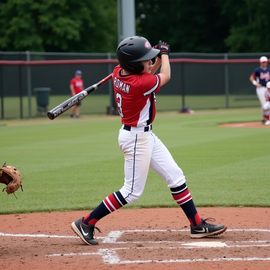 ASE Select Baseball Tournament Action Shot