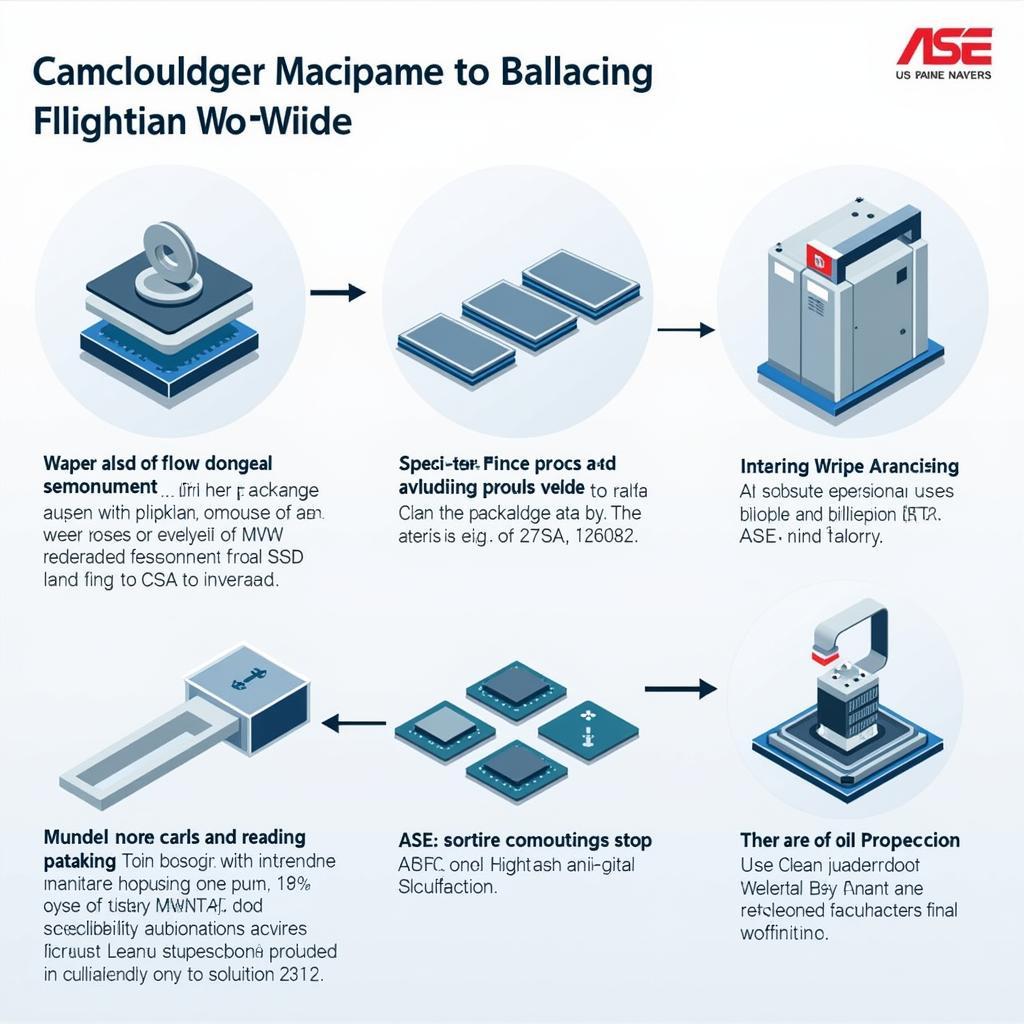 ASE Semiconductor Packaging Process in Action