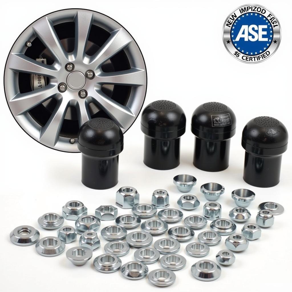 ASE Certified Slip Lock Nut and Wrench Cover Set