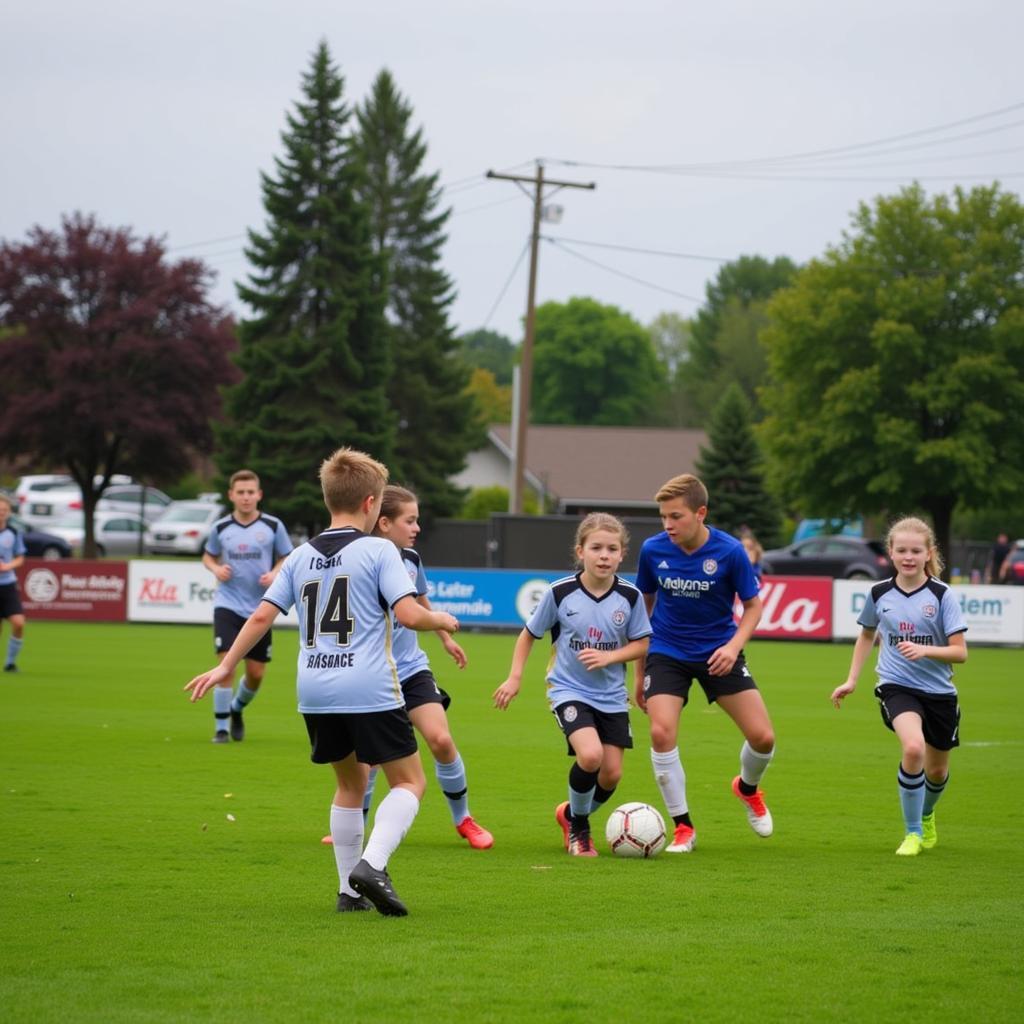 ASE Soccer Game Action