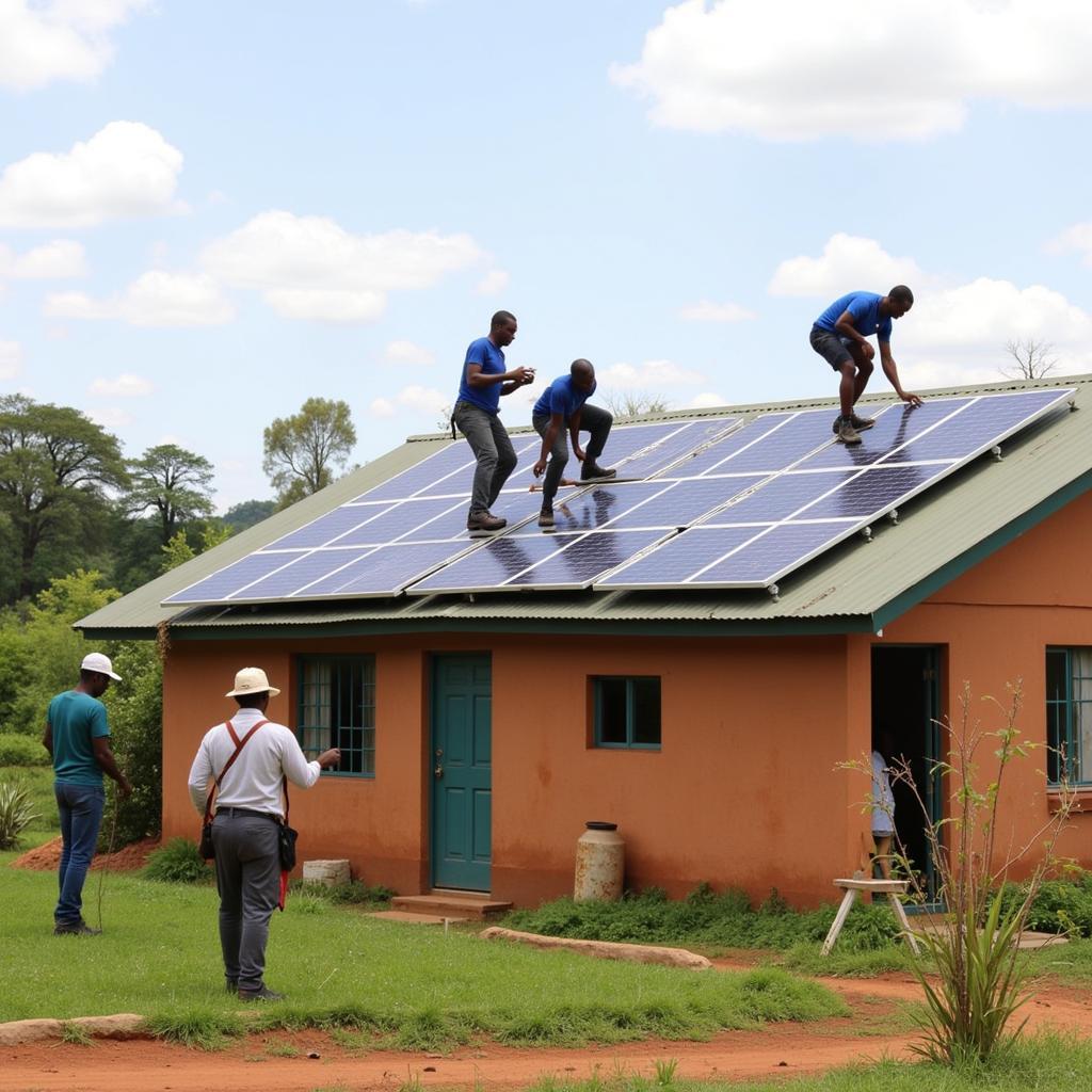 ASE Solar Kenya Solar Panel Installation